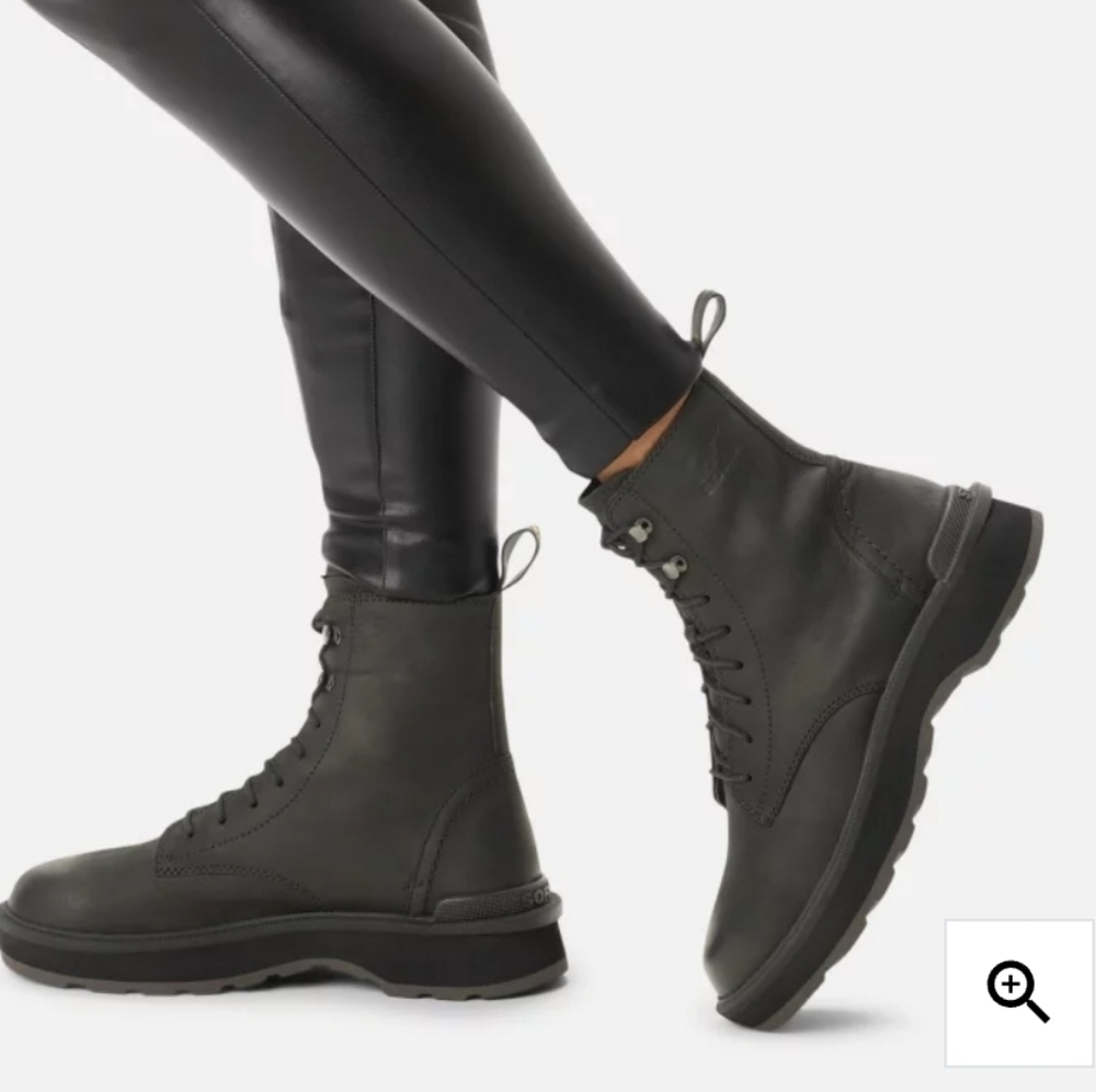 Sorel Black Combat & Moto Boots